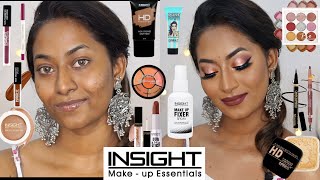 Trying a FULL FACE of INSIGHT COSMETICS ✨   UNDER Rs250 😱each [upl. by Beatrisa880]