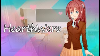 HeartWare Gameplay  Visual Novel Game  PC [upl. by Erasaec]