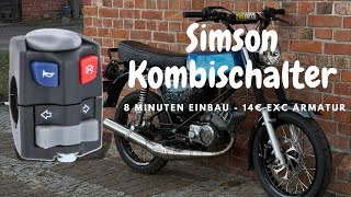 Simson Kombischalter I EXC I 8 Minuten Einbau [upl. by Bibeau]