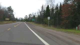 Driving US45 Military Hill Upper Peninsula Michigan [upl. by Hay155]