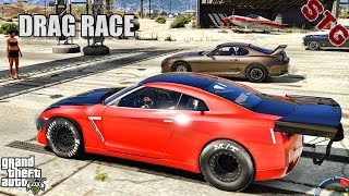 3300HP GTR DRAG RACE WORK GTA 5 MODS ROLEPLAY 4K [upl. by Neeron304]