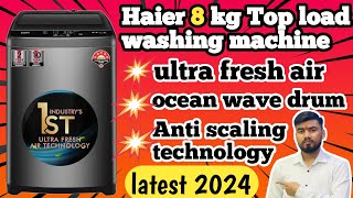 Haier best 8 kg top load washing machine ⚡Best Top load washing machine in India 2024 [upl. by Yecram738]