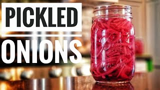 HOW TO Make Pickled Red Onions  Preserving your Harvest [upl. by Hogle]