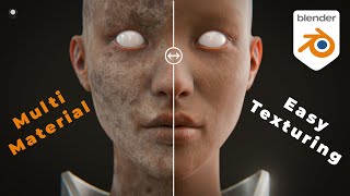 Quick and Simple Texturing with Multi Materials in Blender [upl. by Neeluj]