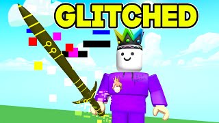 I GET GLITCHED SWORD That BREAKS The GAME In Roblox [upl. by Kynthia]