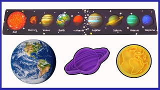 Learn the 8 Planets 🪐 of the Solar System  Educational Kids Video with Play Doh [upl. by Etnaihc793]