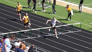 Iowa City West 400 m Hurdles  2024 EITF Festival [upl. by Alekal]