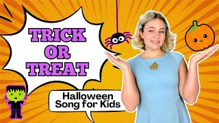 TrickorTreat Halloween Song for Kids Toddlers and Preschool  Nursery Rhymes [upl. by Kobi]