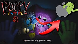 Descarga POPPY PLAYTIME 3 para ANDROID ✅ POPPY CHAPTER 3 ANDROID 2024 [upl. by Peonir]