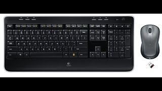 Logitech MK520 wireless keyboard mouse combo review 4K [upl. by Cappello]