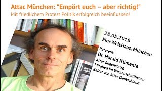 Empört Euch  aber richtig  Dr Harald Klimenta [upl. by Essex907]