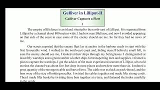 GULLIVER IN LILLIPUT  PART 2  CHAPTER2  ENGLISH  CLASS 9  JKBOSE  CURIOUS MINDS [upl. by Adnopoz]