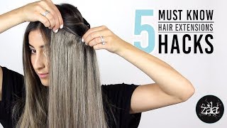 5 Hair Extension Blending Hacks for Natural Looking Results  ZALA Hair [upl. by Nrev414]