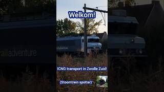 ICNG transport in Zwolle treinspotten transport ICNG trein goederentrein [upl. by Haraj21]