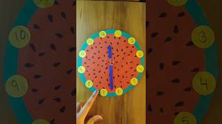 How To Make Wall Clock Using Cardboard 🕕 Working Clock 3d Model For Studentsshorts art craft [upl. by Ail]