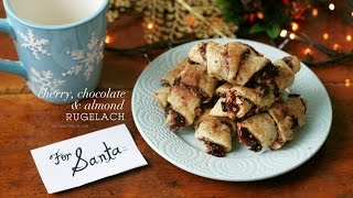 Cherry Chocolate amp Almond Rugelach RECIPE  Christmas Recipes  The Tummy Train [upl. by Alurd]