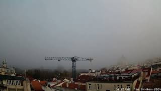 20241104 Prague 4K timelapse [upl. by Nylzor]