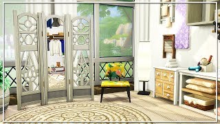 THE SIMS 4  BUILD  WALKIN CLOSET Laundry Day Stuff Pack [upl. by Bea]