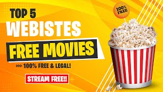 Top 5 BEST FREE MOVIE WEBSITES to watch online 2023 Update [upl. by Clothilde]