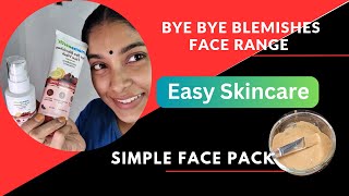 Monsoon Simple Face Care method  bye bye blemishes face wash serum [upl. by Thacker]