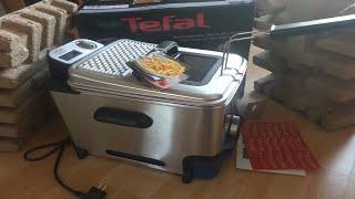 Tefal Oleoclean Pro Inox amp Design FR804015 Deep Fryer [upl. by Tristis]