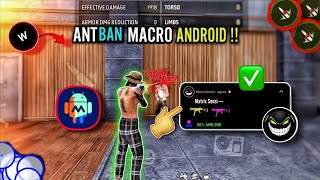 free fire android macro sensi tutorial  macro Droid settings tutorial [upl. by Calmas]