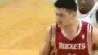 Yao Ming dunks on Kevin Garnett  posterized boston celtics [upl. by Renny]