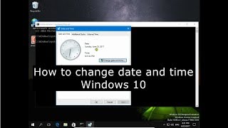 How to change date and time Windows 10 [upl. by Navetse457]