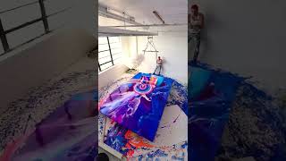 Absolutely incredible piece of work This technique wow CallenSchaub artvideos abstractart [upl. by Azial]