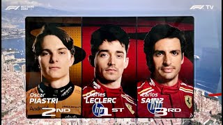 CHARLES LECLERC WINS THE MONACO GRAND PRIX [upl. by Nali]