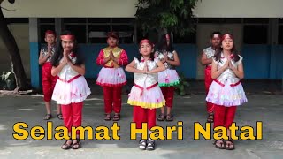 VIDEO KLIP NATAL LAGU DAN GERAK ANAK  Selamat Hari Natal  Project No3 [upl. by Valentino]