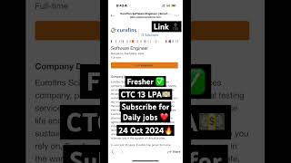 Eurofins Software Engineer ✅ [upl. by Witty]
