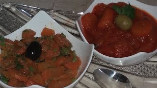 Salades de carottes سلطة الجزر بنوعين [upl. by Talanian]