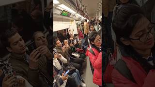 Delhi metro reaction 🚇 Mann Bharrya cover 💗 mannbharryaa20 mannbharya trending viral metro [upl. by Rana]