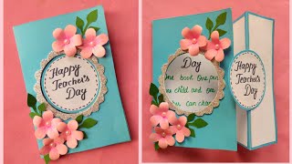 DIY  Happy Teachers Day Card  Teacher’s Day Card  Greetings Card for Teachers Day [upl. by Colby]