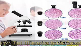 BEBANG 100X2000X Microscope for Kids Students Adults with Microscope Slides Professional Biologi [upl. by Cornela]