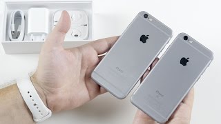 iPhone 6S распаковка и что там с чехлами [upl. by Woehick623]