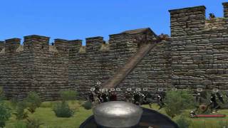 Mount and Blade Warband  Castle siege part 1 [upl. by Ardis]