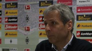 Gladbachs Trainer Lucien Favre vor Spiel gegen Augsburg [upl. by Nevi]