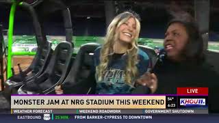 A preview of Monster Jam at NRG Stadium this weekend [upl. by Dayiz522]