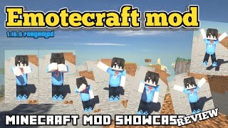 Minecraft 1165  Emotecraft mod [upl. by Folsom673]