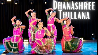 Dhanashree Thillana Agam  Bharatanatyam Fusion Cover  Shailee Annual Show 2023 [upl. by Sibley]