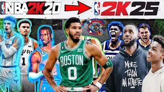 NBA 2K20 Updated Roster to 2K25ALL Rookies CompletePBA LEAGUEFibaOlympicNew Uniforms🇮🇩🏀🎮 [upl. by Norod]