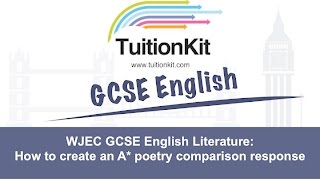 WJEC GCSE English Literature How to create a grade 9 poetry comparison response [upl. by Yelime901]