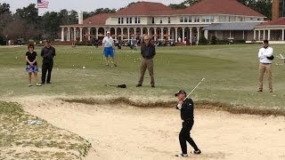 Gary Player Calls His Shot at Pinehurst [upl. by Yanahc]