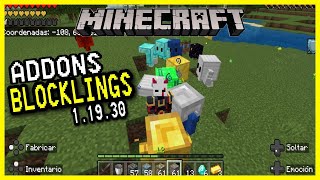 BLOCKLINGS ADDON 11930 Minecraft BEDROCK o minecraft pe addons minecraft bedrock [upl. by Rorke863]