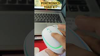 PORTRONICS TOAD IV RGB Gaming Mouse  3 Device Support  Huge Battery Backup  1600 DPI [upl. by Darmit351]