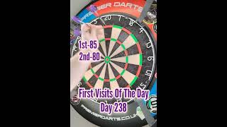 First Visits Of The Day 238 darts pdc lukelittler dartsreviews 180 dartschallenge wdf bdo [upl. by Adnalor287]