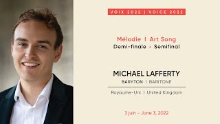 Michael Lafferty  CMIM VoixVoice 2022  DemifinaleSemifinal [upl. by Vin]