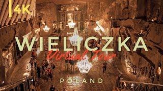 Journey into the Depths Explore Wieliczka Salt Mine in Poland  4K [upl. by Drusilla]